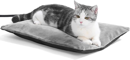 Outdoor Heating Pad，Heating Pet Bed for Small, Medium, Large and Dogs/Cats - Auto Temperature Control Outdoor Heated Pet Pad. (L -20 x 16 inch)