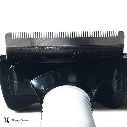 Warren London Deshedding Brush for Medium Dogs, Short Hair | 2.5″ Stainless Edge | Reduces Shedding Fast | Vet-Trusted Undercoat Tool With Comfort Grip