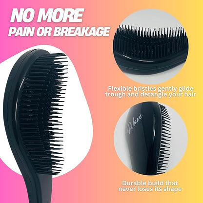 G.B.S Pet Deshedding Tools 3 Pack - Wave Fur Brush, Shampoo Brush, and Massager Brush - Perfect for Dogs or Cats