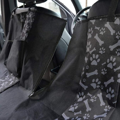 BDK Scooby Doo Waterproof Dog Car Seat Cover for Back Seat, Full Hammock Style – Heavy Duty Black Oxford Automotive Rear Bench Seat Cover for Dogs, Interior Covers for Auto Truck Van SUV