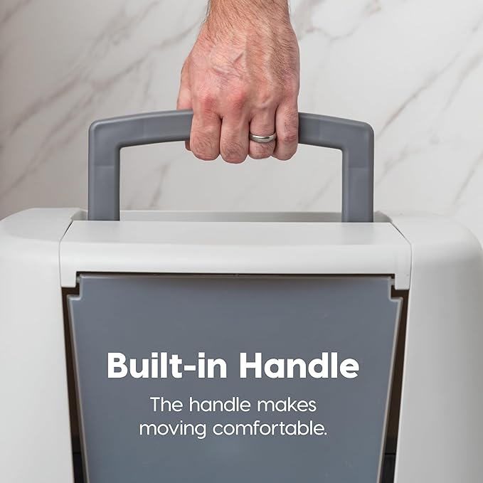 IRIS USA Cat Litter Box, with Front Door Flap, Handle and Scoop, Dark Gray + Extra Sticky Lint Roller, Value Pack Comes with Storage Box, Standard and T-Handle Roller, Refills, 1260 Sheets Total
