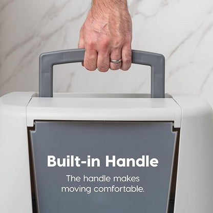IRIS USA Cat Litter Box, with Front Door Flap, Handle and Scoop, Dark Gray + Extra Sticky Lint Roller, Value Pack Comes with Storage Box, Standard and T-Handle Roller, Refills, 1260 Sheets Total