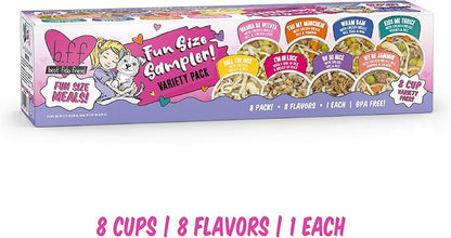Weruva B.F.F. Best Fido Friend Fun Size Meal Variety Pack, Natural Wet Dog Food Cups