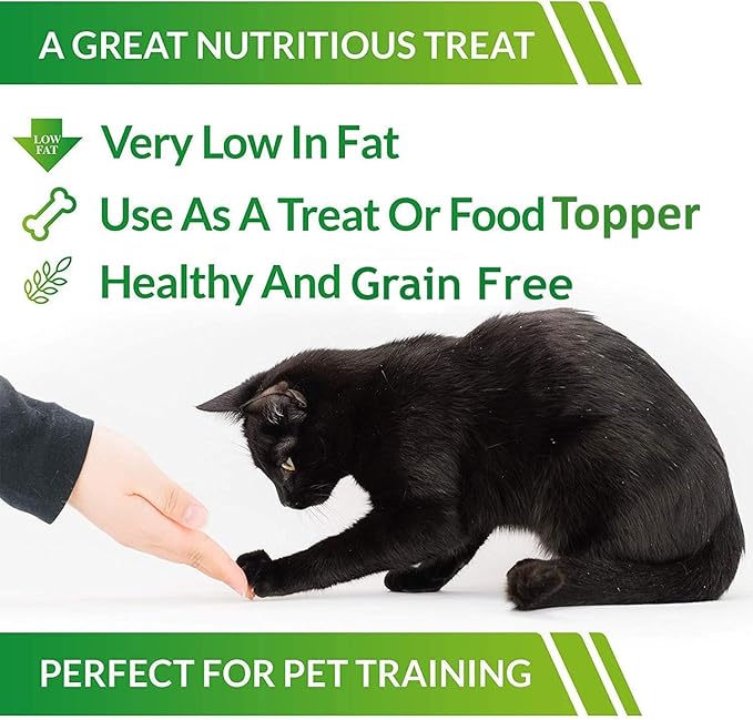 Life Essentials by Cat-Man-Doo Freeze Dried Chicken Dog & Cat Treats, Healthy Single Ingredient Training Treats for Dogs, Puppies & Cats, Made with Real Chicken – 16 oz