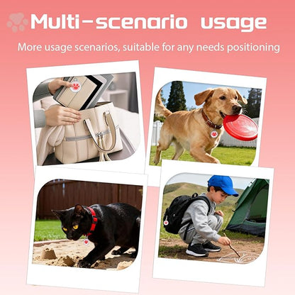2026 Now GPS Tracker for Pet, No Monthly Fee & No SIM Card Needed | Real-Time Tracking for Dogs, Cats & Small Animals | Lightweight Design | Long Battery Life | Compatible with iPhone & Android