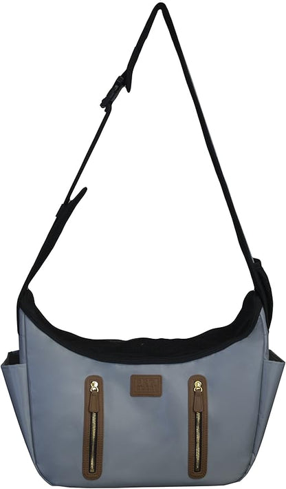 Pet Gear Tote/Sling Carrier for Cats/Dogs, Storage Pocket, Removable Washable Liner, Zippered Top and Mesh Windows, Fog, Sling