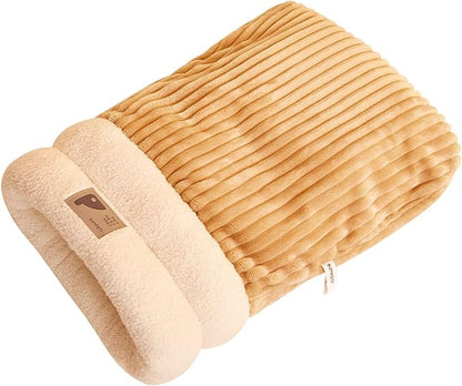 Cat Bed for Indoor Cats,Soft and Comfortable,Cute cat House,Semi-Enclosed cat Bed,Kitty pet hut,Hideaway (Premium)