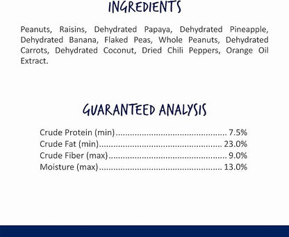 Vitakraft Fresh Super Fruit Cocktail - Tropical Parrot Fruit Blend - Parrot and Cockatiel Treat 1.25 Pound (Pack of 1)