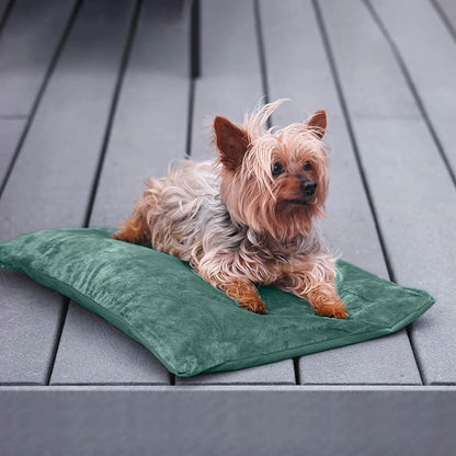 Outdoor Heated Cat Bed, Soft Pet Heating Pad with Steel-Wrapped Cord, Outside Pet Warmer for Feral Cats and Dogs, 19.7" x 15.7", 40 Watts