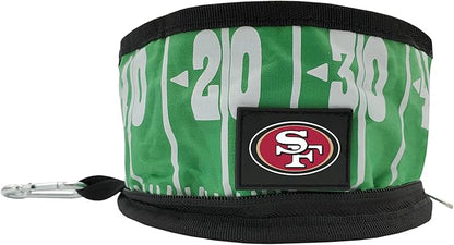 Pets First NFL Collapsible Pet Bowl