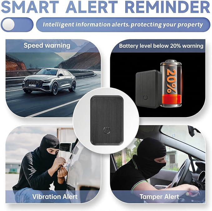 0.8 inch!Hidden Mini GPS Tracker for Vehicles Portable Real Time Magnetic Tracking Device Car Full Global Coverage Location Kids Dogs Trucks Person No Subscription Required Monthly Fee (Ultra mini)