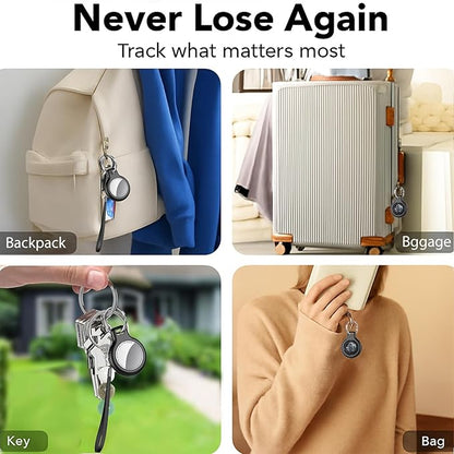 2026 New [Apple MFi Certified] Air Tracker Tag-1 Pack (iOS Only), Tukio Bluetooth Tracker for Apple Find My, Replaceable Battery, Key Finder and Item Locator Smart Tag for Keys, Bag, Luggage and More