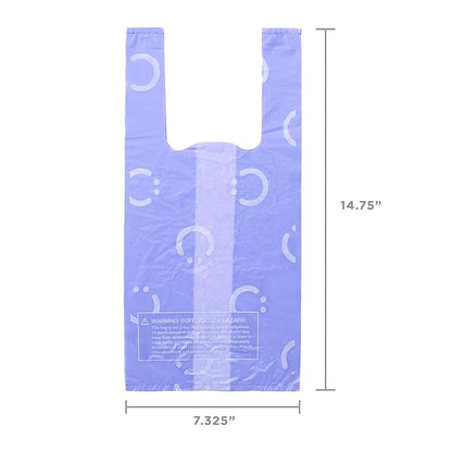 Ubbi Disposable Diaper Sacks, Lavender Scented, Easy-To-Tie Tabs, Diaper Disposal or Pet Waste Bags, 200 Count (Pack of 2)