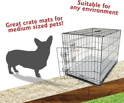 36" Towers Gray Crate Dog Bed Mat By Majestic Pet Products