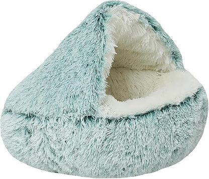 Cat Houses,Cat Beds for Indoor Cats,Cat Sleeping Bag,Small Cat Bed,Cat Condo,Cat Houses & Condos,Winter Warm Shell Semi-Closed Cat Litter Box,Pet Cat Bed,Semi-Enclosed Cat Litter Box