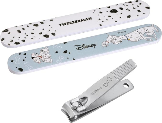 Tweezerman Disney's 101 Dalmatians Manicure Kit - Fingernail Clipper with Two Nail Files