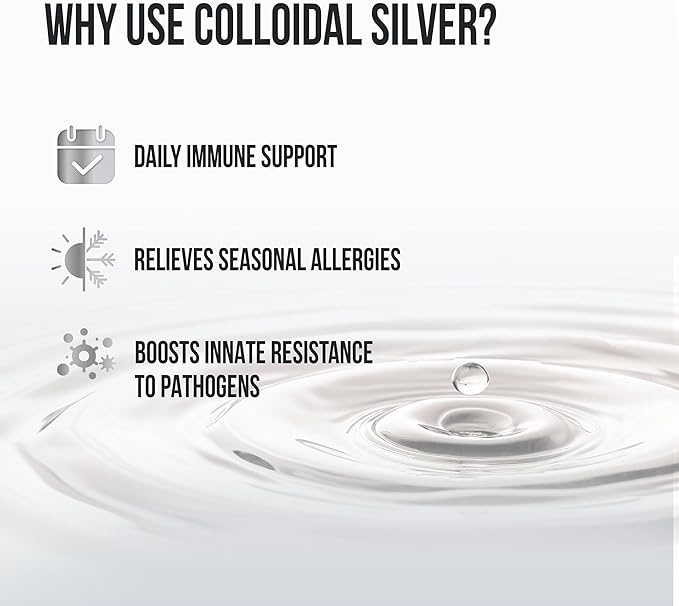 Sovereign Silver Pets Immune Support - Colloidal Silver, Bio-Active Silver Hydrosol, for Dogs and Cats 10 ppm, Liquid Dropper, 4 Fl Oz, (118 mL)