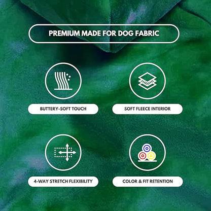 Spark Paws Human Hoodie - Premium Quality, Buttery Soft, Superior Comfort and Fit, Calming Fleece Interior, Suitable for All Styles – Green Skydye - XL