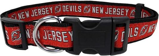Pets First NHL Collar for Dogs & Cats. Adjustable, Cute, & Stylish! The Ultimate Hockey Fan Collar!