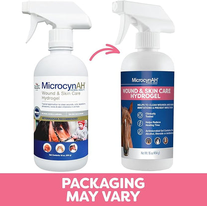 Manna Pro MicrocynAH Wound & Skin Care Hydrogel, 16 oz