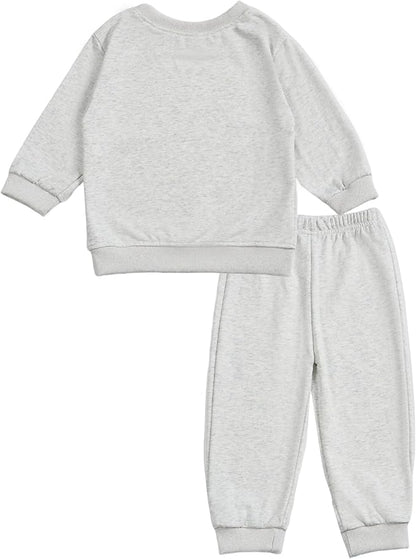 Toddler Baby Cute Dog Puppy Long Sleeve Sweatshirt Top Jogger Pants Set Cute Fall Winter Clothes Set