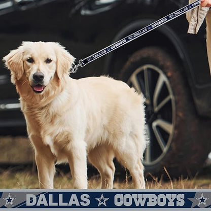 NFL PET Collar Dallas Cowboys Dog Collar, Medium Football Team Collar for Dogs & Cats. A Shiny & Colorful Cat Collar & Dog Collar Licensed by The NFL