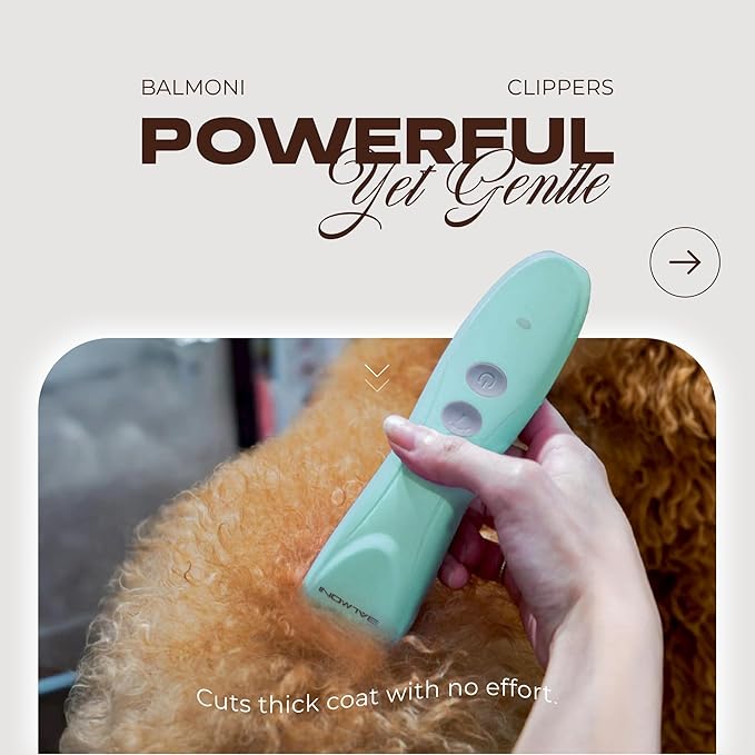 Cordless Pet Grooming Kit for Dogs & Cats, Quiet & Powerful Motor Paw & Face Trimmer, Lightweight Clipper, Dopamine Pink, Parent (Bundle-Dopamine Green)