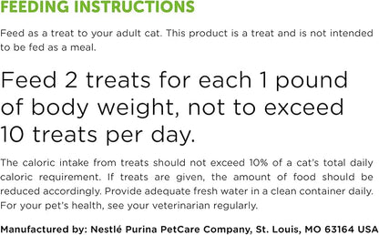 Whisker Lickin's Purina Cat Treats,Crunchy and Yummy Tuna Flavor - 10 oz. Pouches,(Pack of 8)