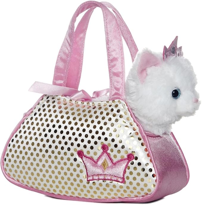 Aurora World Aurora - Pet Carrier - 7" Princess Kitty Pet Carrier, 32602, Multicolor