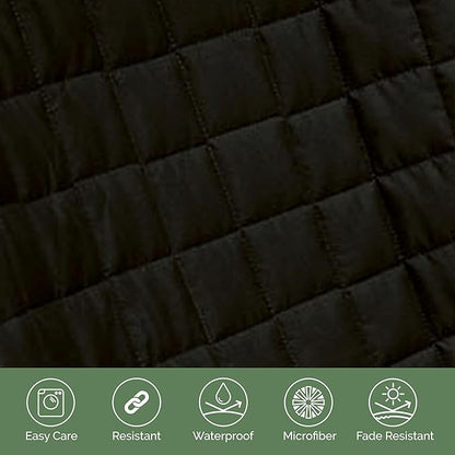 Elegant Comfort Premium Pet Car Seat Cover for Front Seat, Luxury Microfiber Car Seat Protector, Heavy Duty and Durable, Non-Slip and Waterproof Car Seat Cover for Trucks, Cars, and SUVs, Black