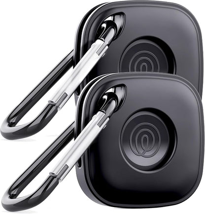 DDJ Case for Life360 Tile Mate Bluetooth Tracker with Keychain 2-Pack, Soft Silicone Cover Holder for Tile GPS Item iTag Finder Accessories with Key Ring, for Pet, Dog, Kids, Keys, Luggages, Backpacks