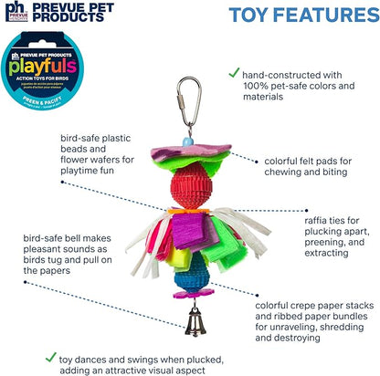 Prevue Pet Products Preen & Pacify Fancy Dance Bird Toy 62611