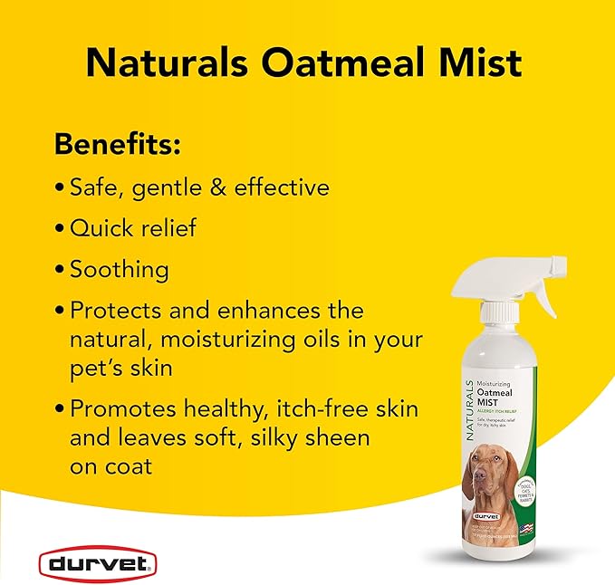 Durvet Naturals Oatmeal Mist, 17-Ounce