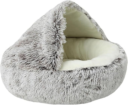 Cat Houses,Cat Beds for Indoor Cats,Cat Sleeping Bag,Small Cat Bed,Cat Condo,Cat Houses & Condos,Winter Warm Shell Semi-Closed Cat Litter Box,Pet Cat Bed,Semi-Enclosed Cat Litter Box