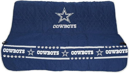 Pets First NFL CAR SEAT COVER - DALLAS COWBOYS Waterproof, Non-slip BEST Football LICENSED PET SEAT cover for DOGS & CATS,55 x 50 Inches