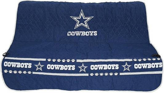 Pets First NFL CAR SEAT COVER - DALLAS COWBOYS Waterproof, Non-slip BEST Football LICENSED PET SEAT cover for DOGS & CATS,55 x 50 Inches