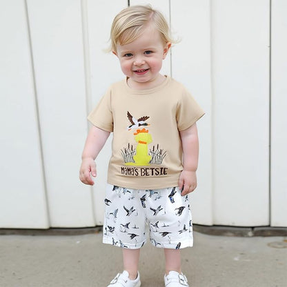 Toddler Baby Boy Clothes 6 12 18 24 Months Summer Outfit Short Sleeve T-Shirt Tops Camo Shorts Set 2T 3T 4T