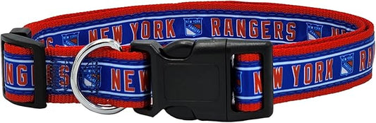 Pets First NHL Collar for Dogs & Cats. Adjustable, Cute, & Stylish! The Ultimate Hockey Fan Collar!