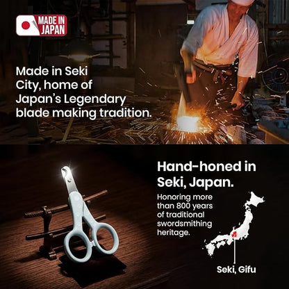 Necoichi Purrcision Feline Nail Clippers | Lever Principle Cat Nail Clipper | Butter-Smooth Cuts | Seki, Gifu Swordsmith Craftsmanship | Stainless Steel Cat Claw Trimmer for Indoor Cats (Mint)