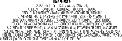 Nutrish Grain Free Wet Cat Food Ocean Fish & Chicken Catch-iatore Whole Health Blend with Real Flaked Ocean Fish & Shredded Chicken in Sauce, 2.8 oz. Cup (Rachael Ray) (Pack of 24)