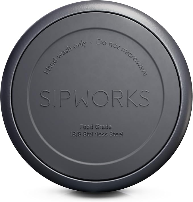 Sipworks Stainless Steel Dog Bowl – 32oz Weighted Metal Food and Water Bowls for Dogs and Cats with Non-Slip Base - Pet Bowls for All Breeds Sizes for Travel & Outdoor Play | Denim