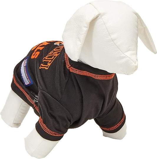 NFL Cincinnati Bengals Dog T-Shirt for Pets, Size Small. Officially Licensed Pet Shirt with Team Logo, Soft Stretchable Comfort Fit Apparel for Dogs & Cats