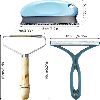 5-Pack Pet Hair Removal Tool, Dog Cat Hair Remover, Fur Remover Tool Cleaner Pro Portable Carpet Scraper for Pet Carpet Clothes Car Floor Mat Sofa Bed Furniture