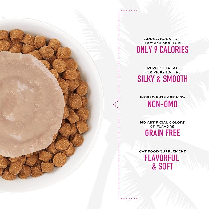 Tiki Cat Stix Mousse Treats, Single Serve Indulgent Lickable Treat or Dry Food Topper, with Chicken in Creamy Gravy, 0.5 oz. Servings (Pack of 40)