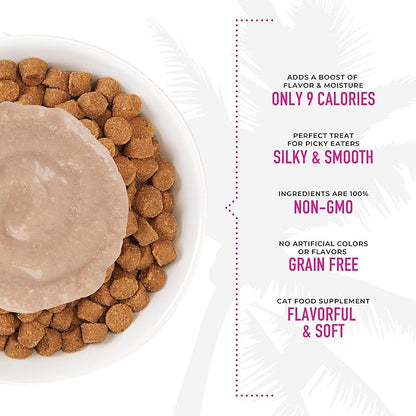 Tiki Cat Stix Mousse Treats, Single Serve Indulgent Lickable Treat or Dry Food Topper, with Chicken in Creamy Gravy, 0.5 oz. Servings (Pack of 40)