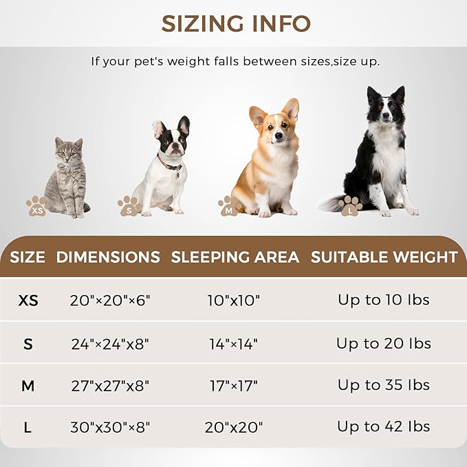 Calming Dog Bed & Cat Bed for Indoor Cats, Medium Size Washable Anti-Slip Anti-Anxiety Donut Dog Beds for Small Dogs & Cats, Fluffy Plush Cozy Round Dog Bed(20 Inch, Light Grey)