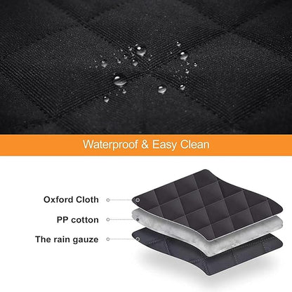 GXT Dog Back Seat Cover Protector for Cars SUV and Trucks with Mesh Window, Scratchproof Nonslip and Waterproof Material