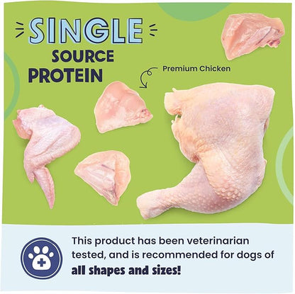 Pawstruck Vet Recommended Air Dried Dog Food Toppers for Picky Eaters, Made in USA with Real Chicken, Premium Meal Mix-in Kibble Enhancer, 8 oz, Packaging May Vary