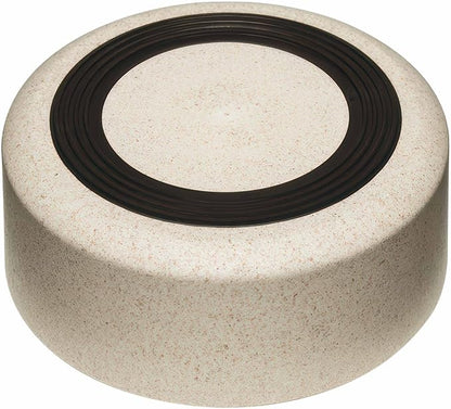 Loving Pets - Dolce Bamboo - Eco-Friendly Pet Bowls & Dishes for Dog, Cats, Puppy Food and Water Dish -Sustainable and Dishwasher Safe, Made with Real Bamboo (Medium, Oat-Beige)