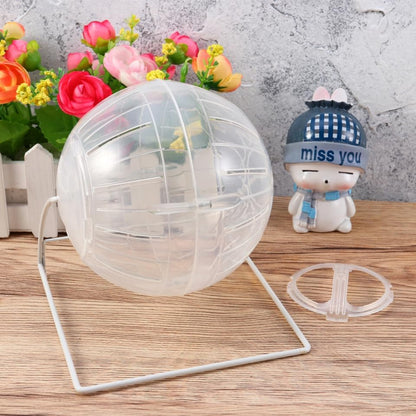 KESYOO 4 in 1 Hamster Exercise Ball 5.31in Plastic Running Ball for Hamsters Gerbils and Mice Small Pet Run About for Interactive Play and Activity